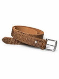 CAMEL LEATHER BELT